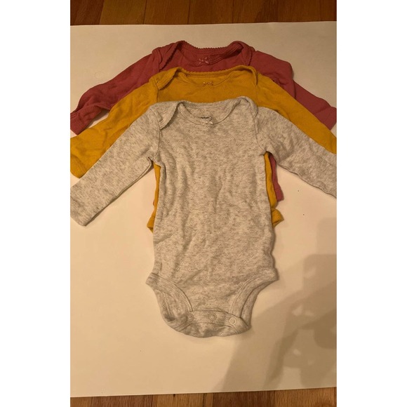 Set of four Carters 3 months long sleeved bodysuits - Picture 3 of 5